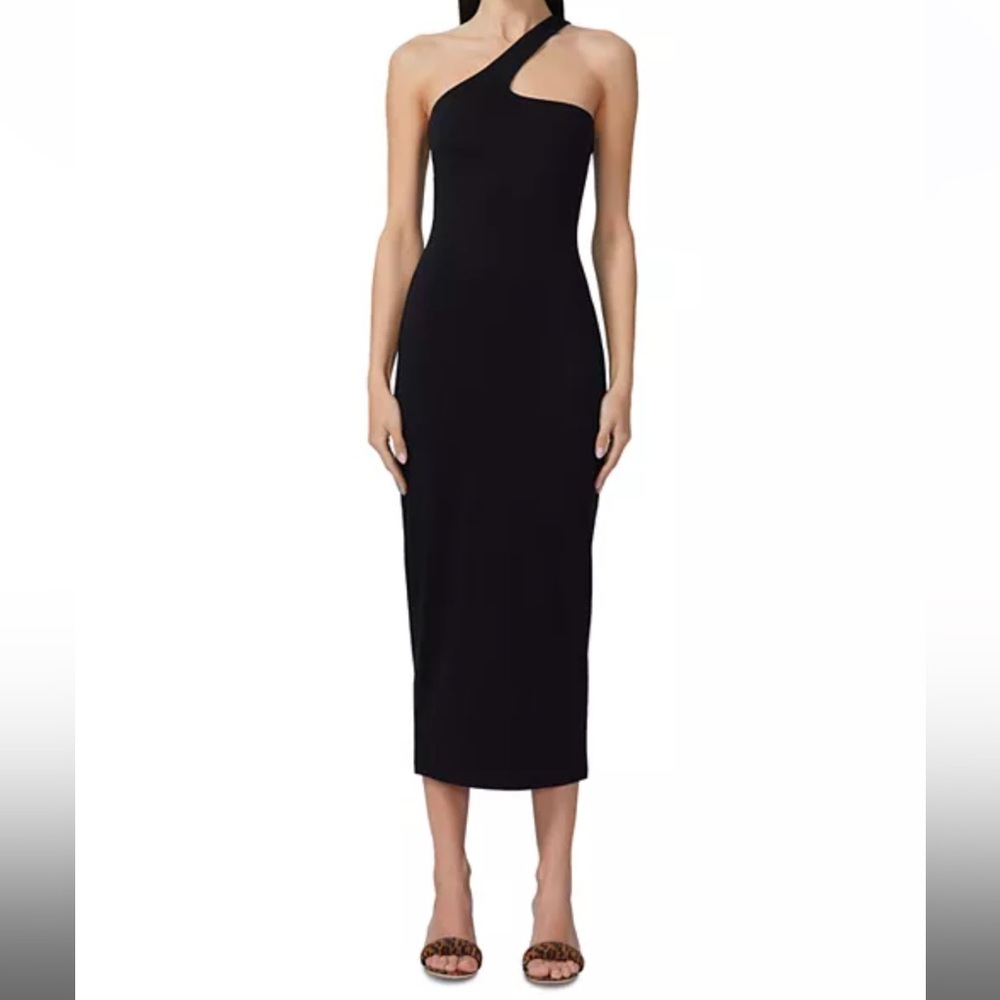 AFRM Sloane Midi Dress Size XS Black